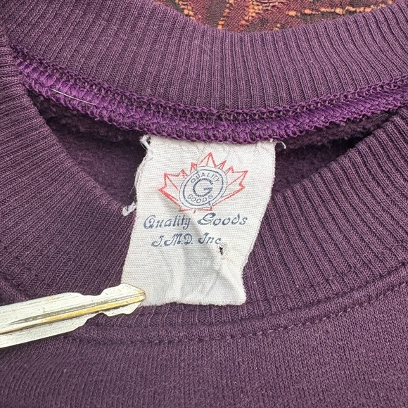 80s 90s Quebec Boxy Crewneck - Picture 2 of 6